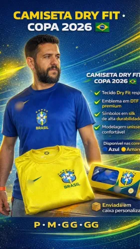 Camisetas Brasil atacado e varejo