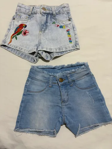 Shorts jeans infantil