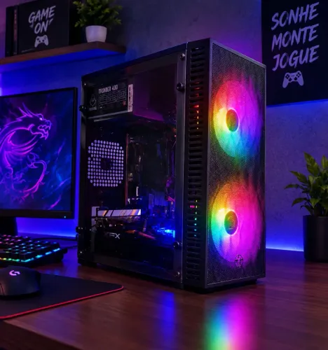 PC Gamer i5 4460 + RX 580 8GB + 8GB RAM + HD 500GB | Completo