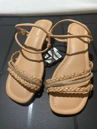 Sandália nude Número 37