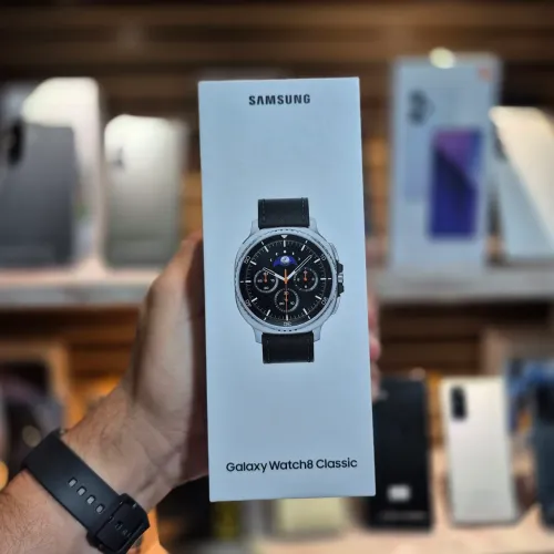 Samsung Galaxy Watch 8 Classic, 46mm, cor preto titânio, LACRADO, acompanha NF.