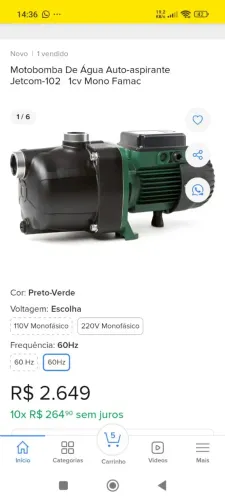 Bomba de água