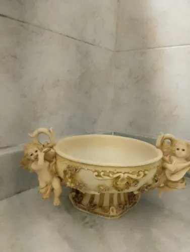 Centro de mesa decorativo com anjos/querubins vintage?