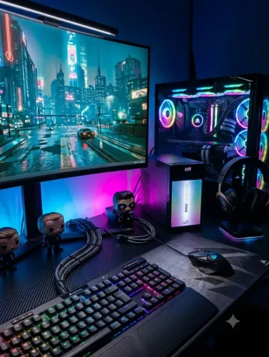 Nobreak Gamer Redragon One Up Nitro TI RGB 2000 VA by Ragtec Entrada 115-220V