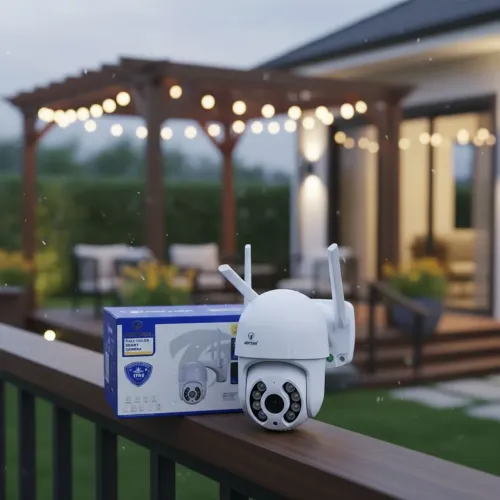 Câmera de segurança - com wi-fi PTZ e resolução em imagem HD