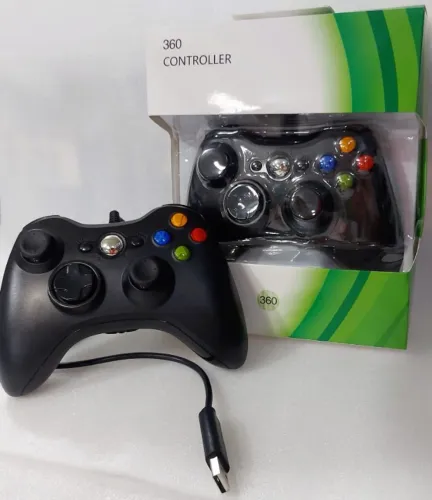 Controle Com Fio Usb Xbox 360 Kapbom Kap-360 *ENTREGA GRÁTIS*