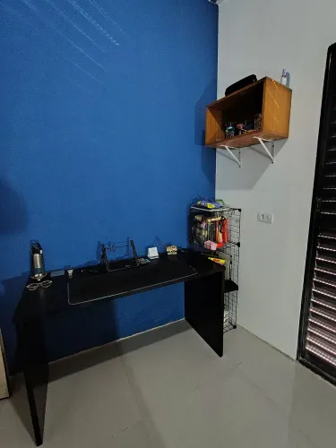 Mesa de escritório gamer preta