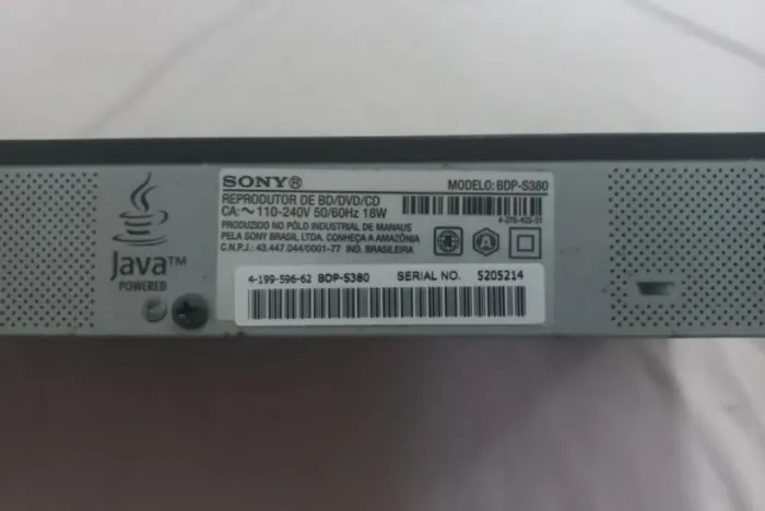 Blu-ray Sony BDP-S380