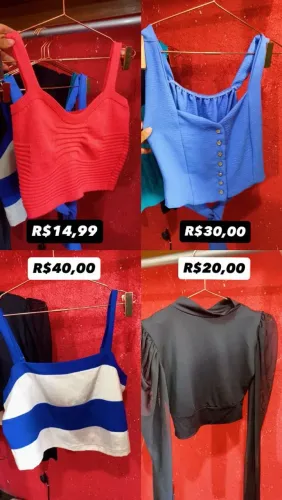 Roupas a preço de custo