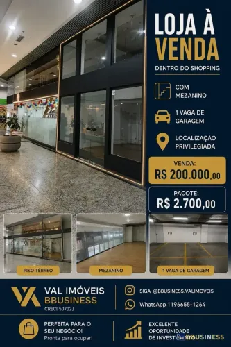Loja para locação,35m², incluso mezanino, banheiros, 1 vaga, elevador, Centro, São Caetano