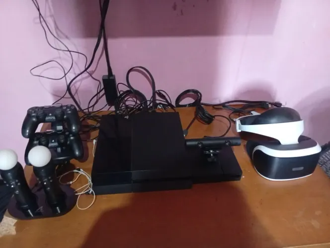 Troco ps4 FAT com VR óculos de realidade virtual completo em Nintendo switch