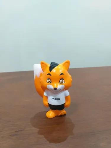 Boneco FoxLux Mascote Promocional *RARO*