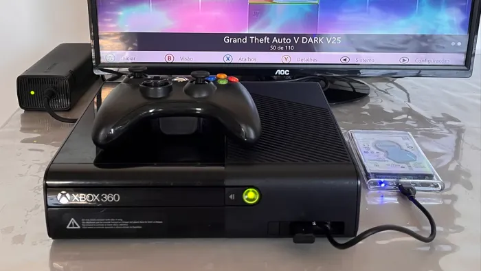 Xbox 360 destravado com Hd de 1Tb