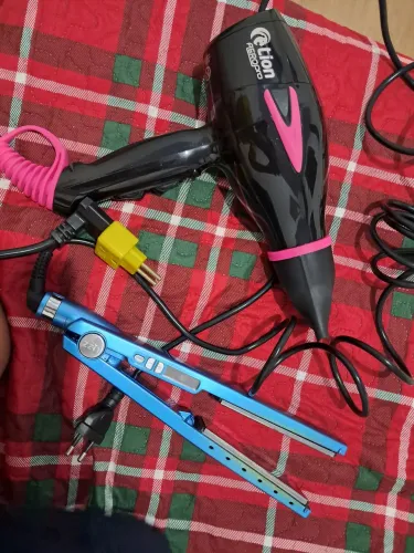 Kit secador e prancha proficional