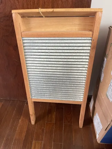 Tábua de Lavar Antiga / Washboard (Instrumento Musical e Decoração)