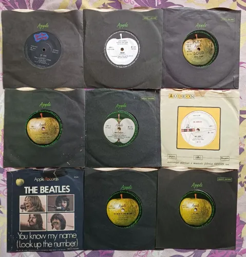 5 Compactos The Beatles + 1 Paul + 2 John Lennon + 1 George Harrison - Todos de Época !!