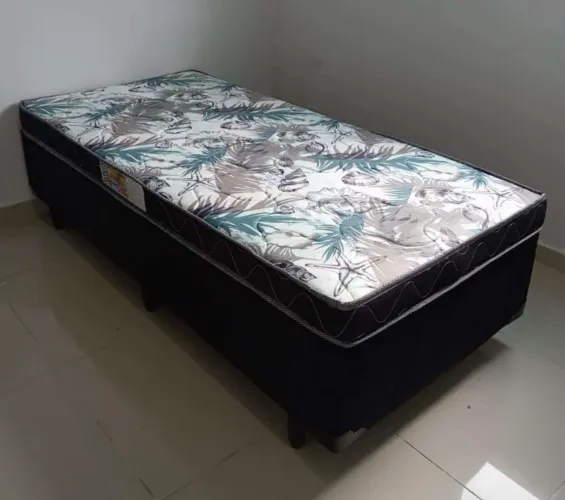 Conjunto Solteiro Base + Colchão Espuma D20 Novo