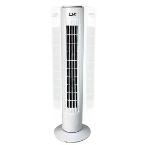 Ventilador De Coluna Circulador Ar Branco Potente 73cm Fix