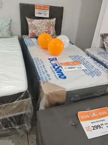 CAMA MELINDA SOLTEIRO COM MOLAS ENSACADAS