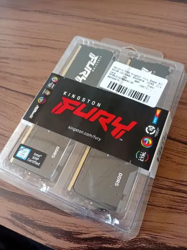 Memória RAM Kingston Fury Beast RGB 64GB (2x32GB) 6200MHz DDR5 CL40
