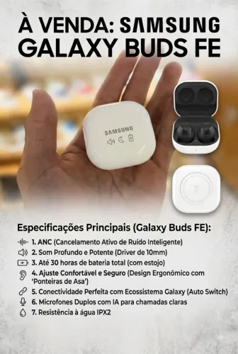 Vendo fone bluetooth Samsung(negociável)