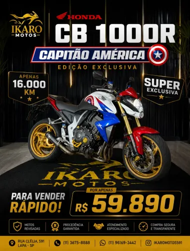 CB 1000r - CAPITÃO AMÉRICA - OFERTA