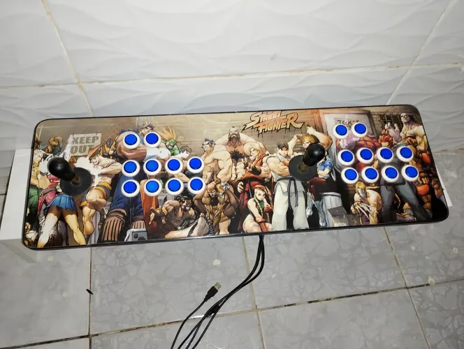 Controle duplo fliperama