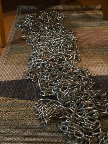 30m Corrente soldada zincada de 6mm