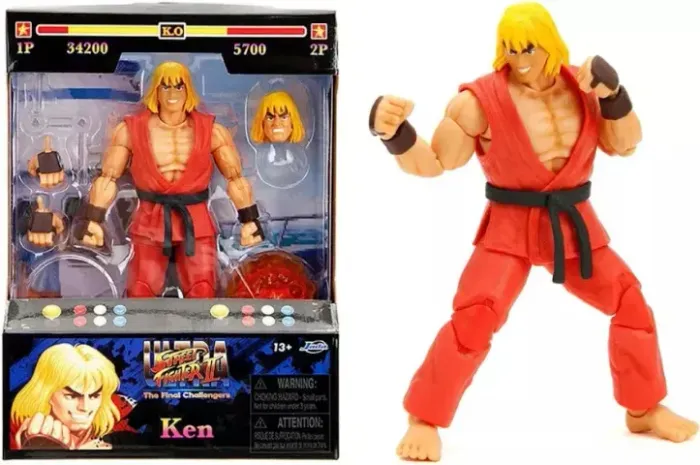 Ken Master Street Fighter Ultra II Jada Toys Player 1