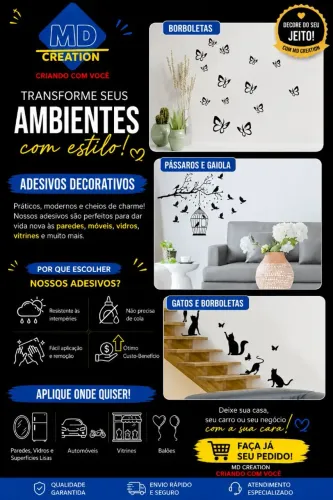 Adesivo decoração