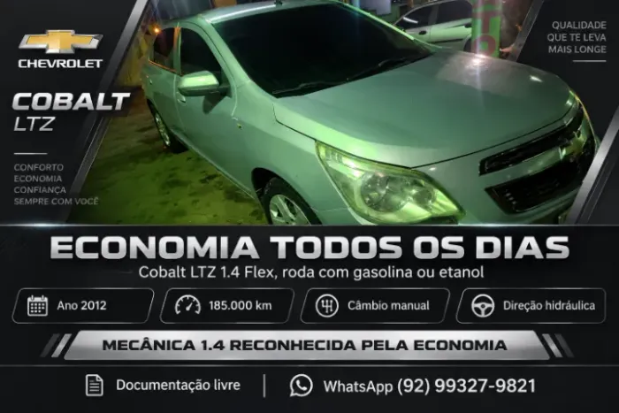 Chevrolet Cobalt LTZ 1.4 8V Flexpower/econoflex 4P 2012