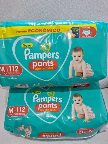 Fralda shorts pampers