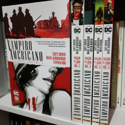 Coleção HQ Vampiro Americano (Edição de Luxo) Completo 5 Volumes - Scott Snyder - Panini