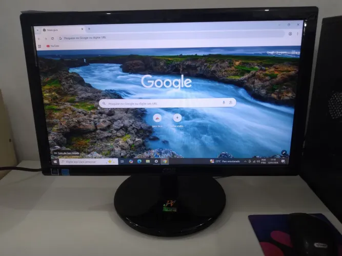 Monitor aoc 19" polegadas. Impecável,  opção pra hdmi