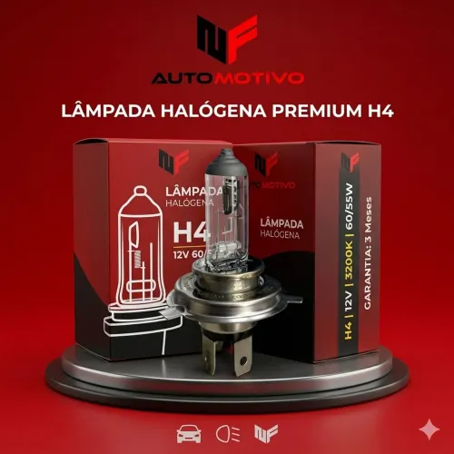 Lâmpada halogena h4 55w und