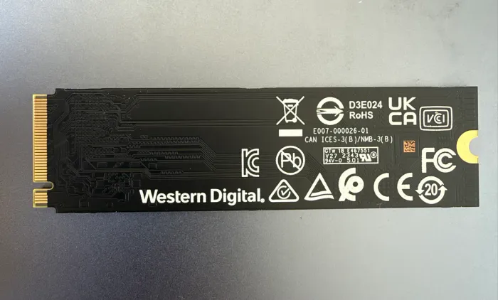 SSD Western Digital 512GB NVMe M.2 2.280