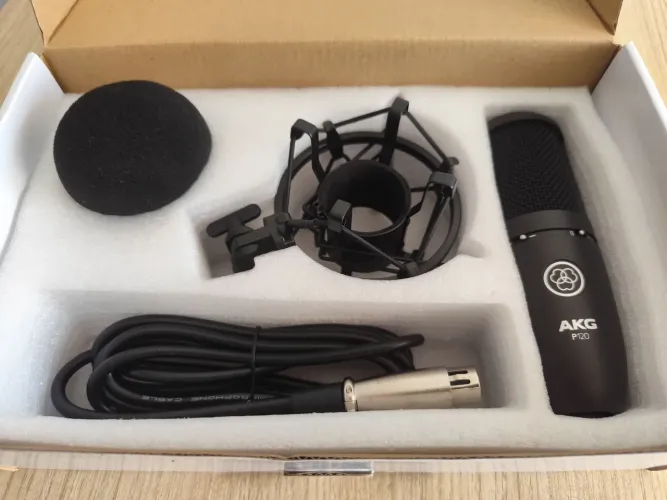 Microfone Condensador AKG P.120 NOVO