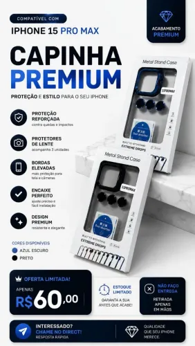 Capinha de celular Iphone 15 promax
