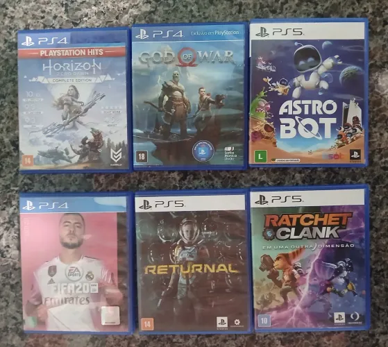 Vendo Jogos mídia física para PS4 e PS5