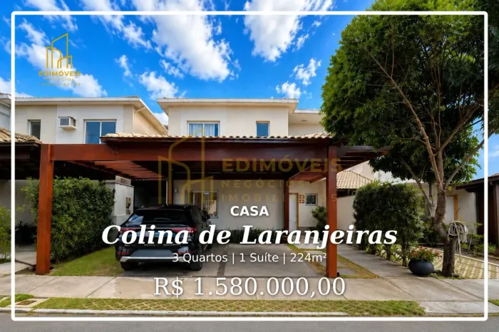 Seu novo lar em Colina de Laranjeiras: casa com 3 quartos e área de lazer incrível!