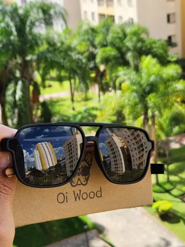Óculos de sol Oi Wood Masculino NOVO