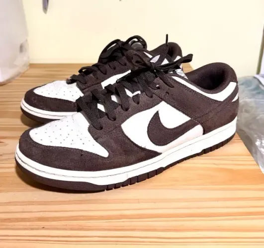 nike dunk - low - marrom