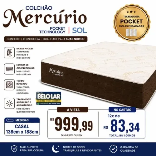 Cama Mercúrio Pocket
