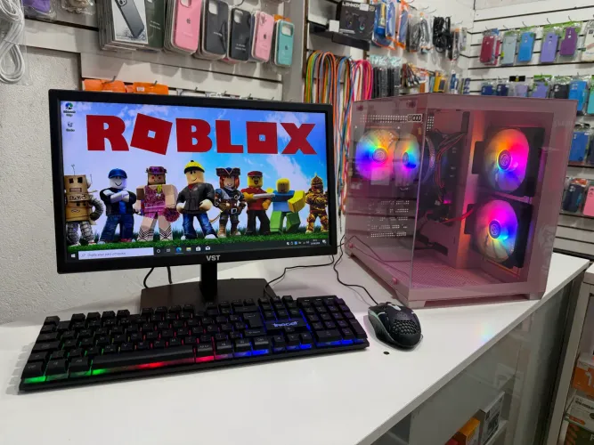 Cpu rosa top nova entrego aceito cartão i5 8gb ssd 