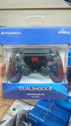 Controle ps4 homem aranha