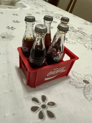 mini garrafinhas coca-cola anos 80