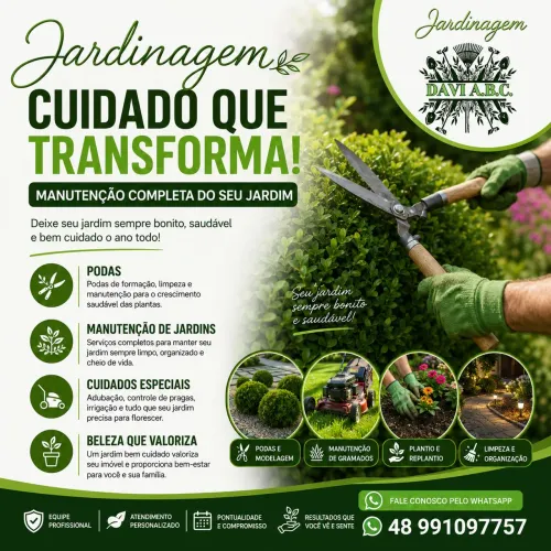 Jardineiro em Florianópolis