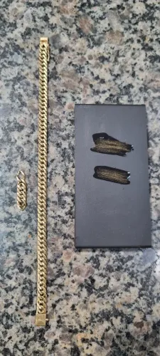Pulseira de ouro 18k 750