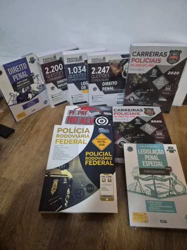 Livros alfacon policiais federal novos 