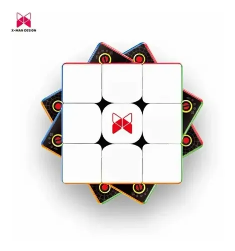 Cubo Mágico Qiyi 3x3x3 X-man Tornado V2 Magnético Branco
